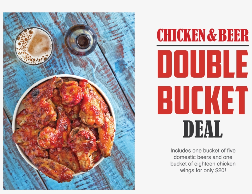 Chicken & Beer Double Bucket Deal - Torn Paper Brush, transparent png