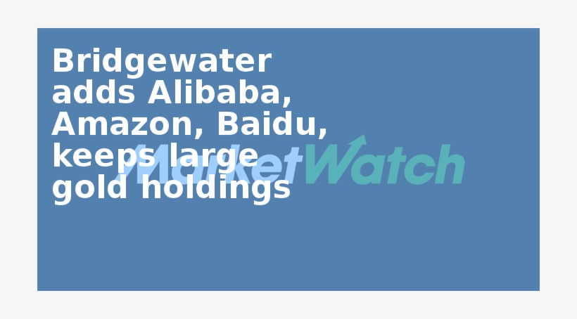 Bridgewater Adds Alibaba, Amazon, Baidu, Keeps Large - M&m, transparent png