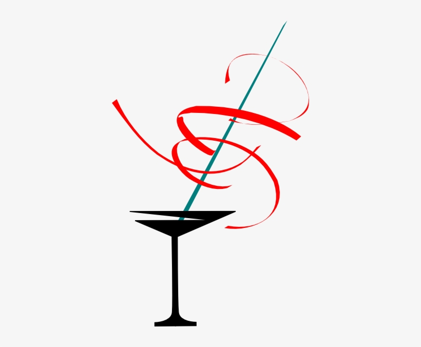 Red Clipart Cocktail Glass, transparent png