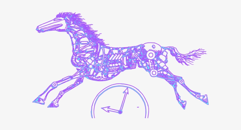 Original Png Clip Art File Purple Horse Svg Images, transparent png