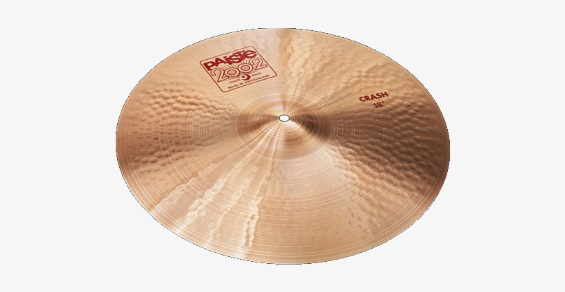 Paiste 2002 16"/17" Crash Cymbal, transparent png