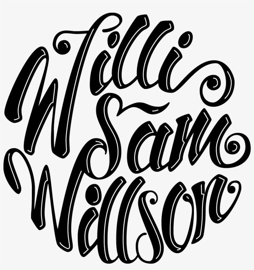 Logo For Willi Sam Willson - Calligraphy, transparent png
