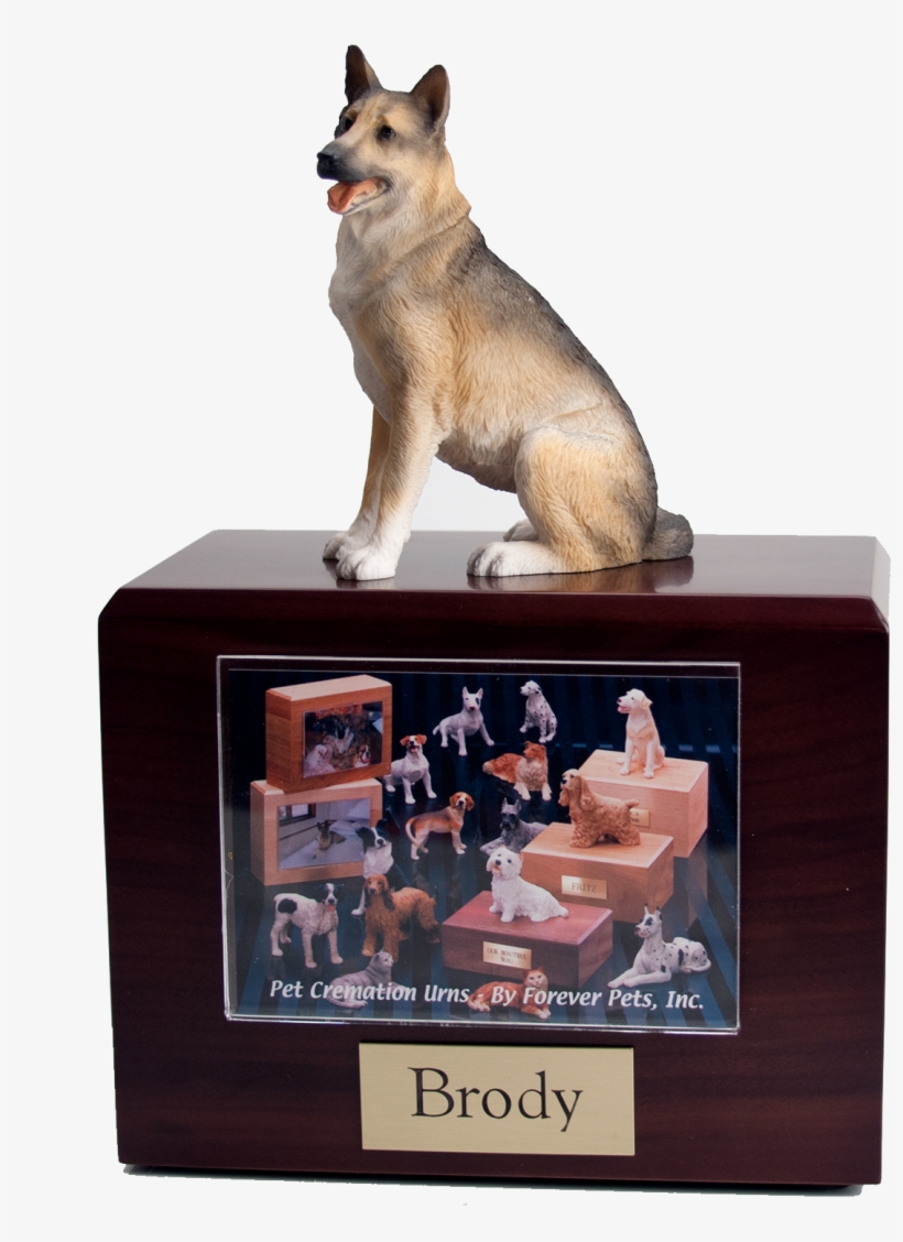 German Shepard-sitting - Dog Figurines, transparent png
