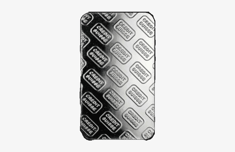Backside View Of A Minted 1 Oz Credit Suisse Palladium - Monochrome, transparent png