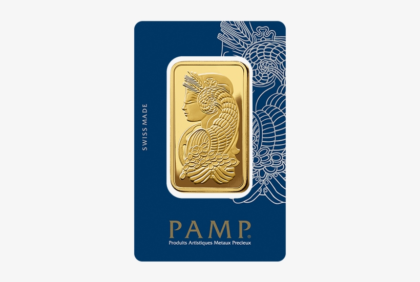 50 Grams Pamp Suisse Gold Bar Front - 10 Gram Pamp Suisse, transparent png