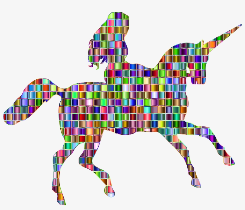 This Free Icons Png Design Of Chromatic Mosaic Woman, transparent png