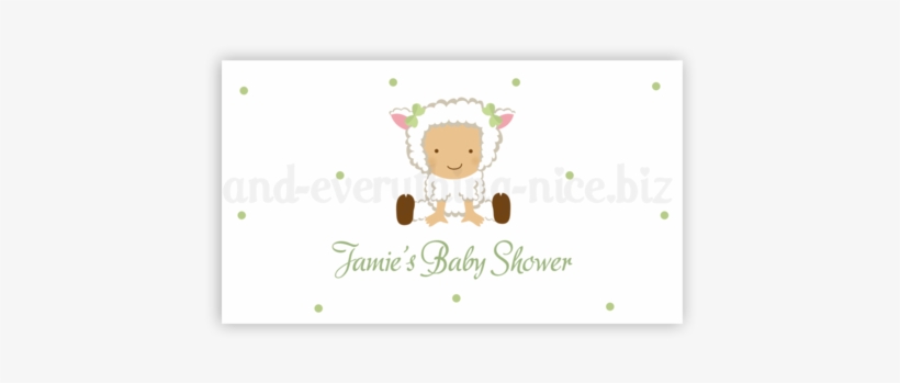 Baby Lamb Sheep • Favor Tags Or Registry Cards - Sheep, transparent png