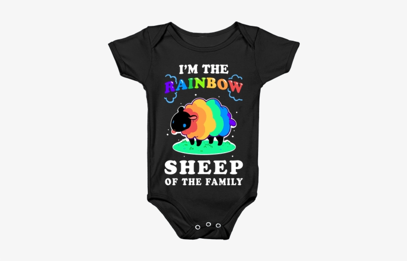 I'm The Rainbow Sheep Of The Family Baby Onesy - All Might Baby Onesie, transparent png