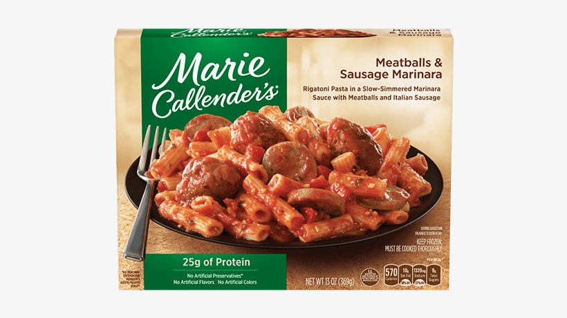 Meatballs & Sausage Marinara - Marie Callender Roasted Garlic, transparent png