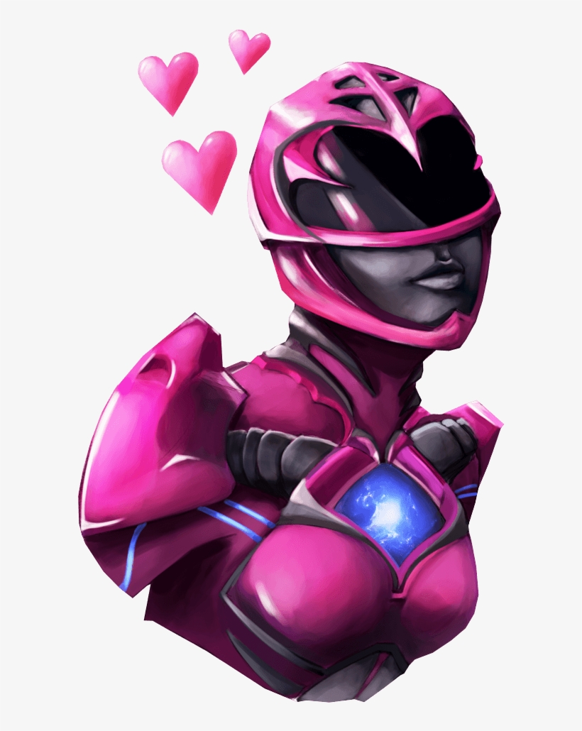 Pink Power Ranger Sticker - Kimberly Hart, transparent png
