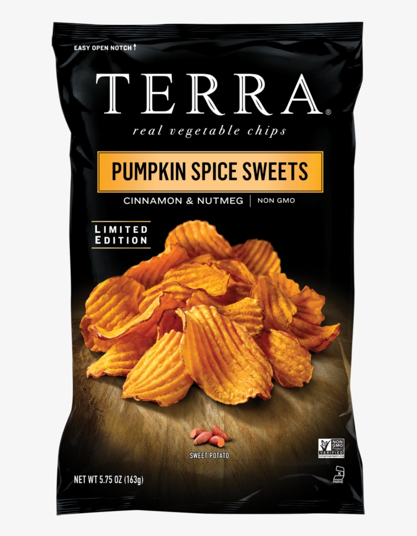 Terra Pumpkin Spice Chips, transparent png