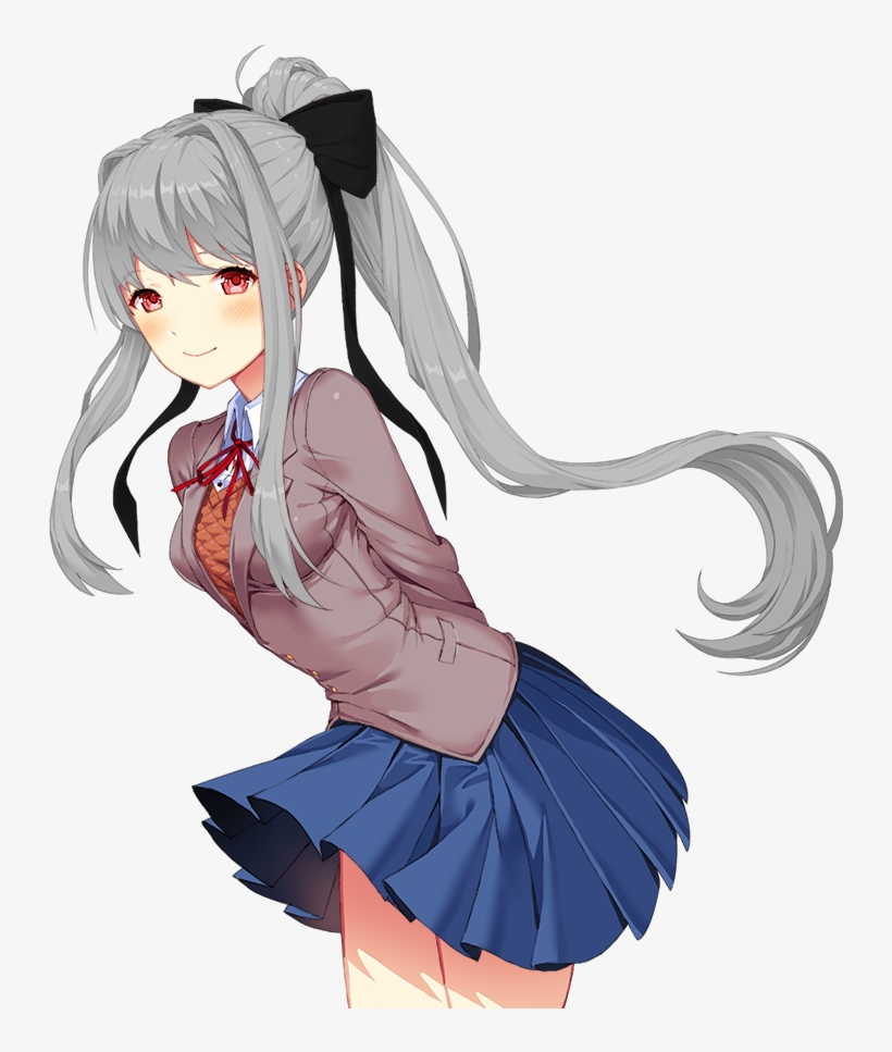View Samegoogleiqdbsaucenao 1526534708605 , - Monika Doki Doki Leaning, transparent png