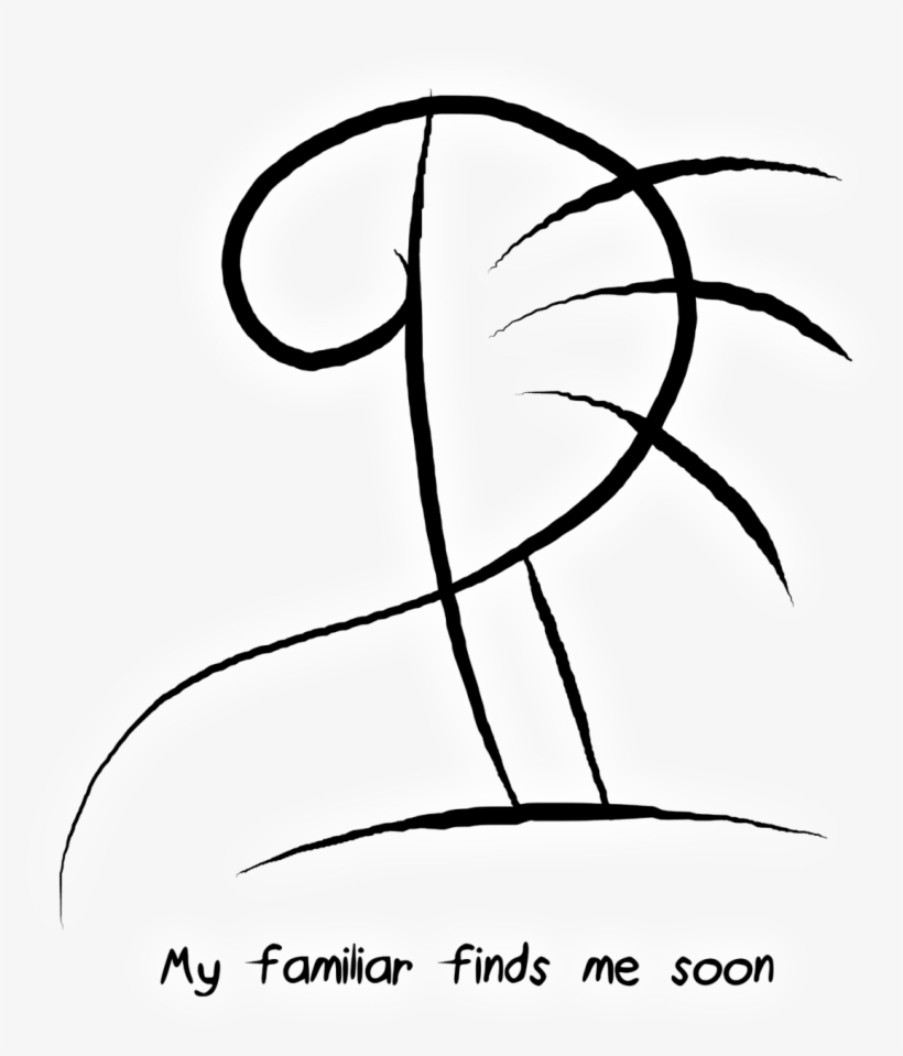 Real Wiccan Symbols Coloring Book With My Familiar - Familiar Sigil, transparent png