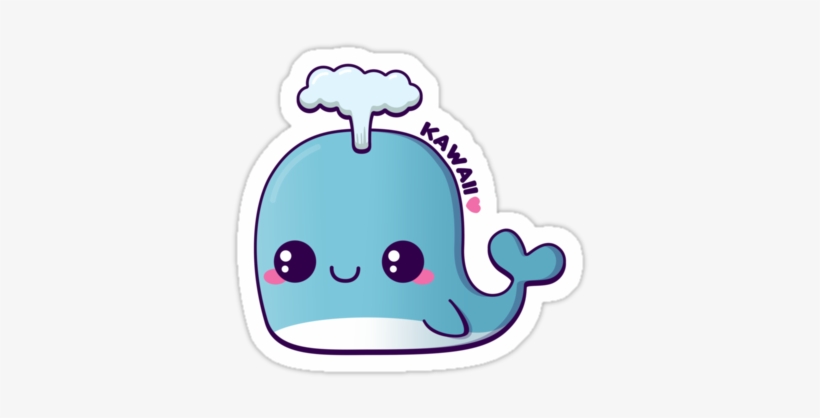 High Quality Kawaii Killer Inspired Stickers By Independent - Reto Ballena Azul Memes, transparent png