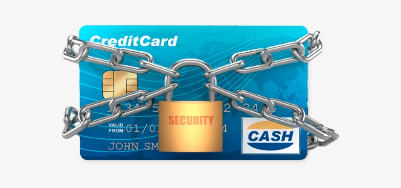 -card Not Present Fraud Someone Who Has Got Hold Of - Credit Card Lock Png, transparent png