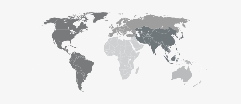 Karte - Countries In The World That Drive, transparent png