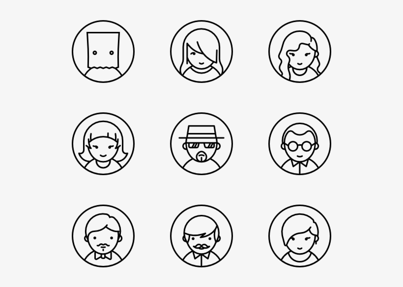 Avatars Line Craft - Sugar Line Icon, transparent png