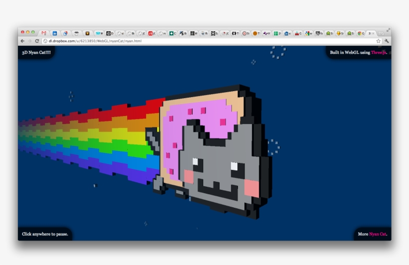 3d - Nyan Cat, transparent png