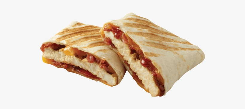 Bbq Chicken Grilled Wrap - Barbecue Chicken, transparent png