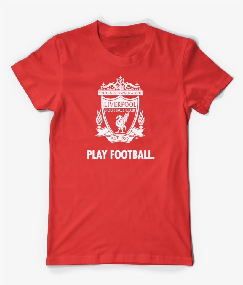 Liverpool Fc Play Football T-shirt - Coca Cola T Shirt Womens, transparent png