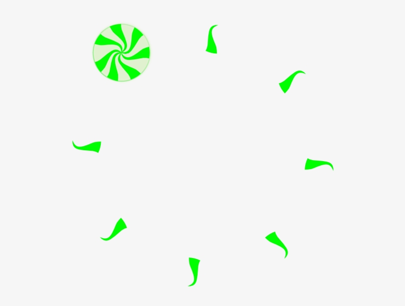 Spearmint Candy - Clip Art, transparent png