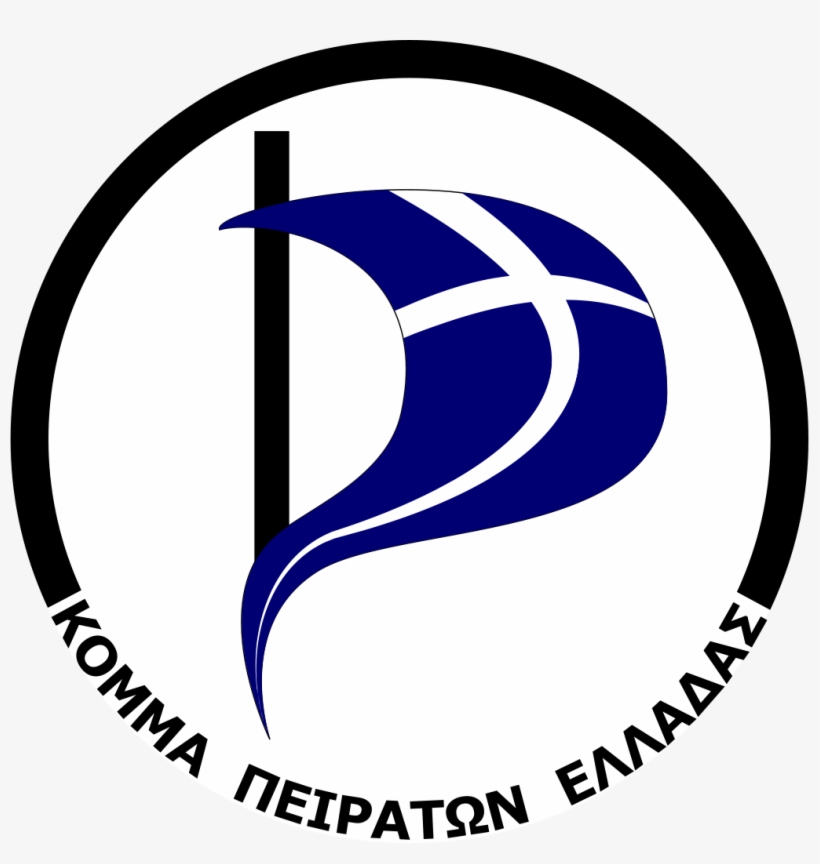 Greek Pirate Party Logo - Pirate Party, transparent png