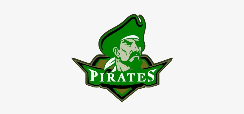 Pirates Logo Png - Green Pirates Logo, transparent png