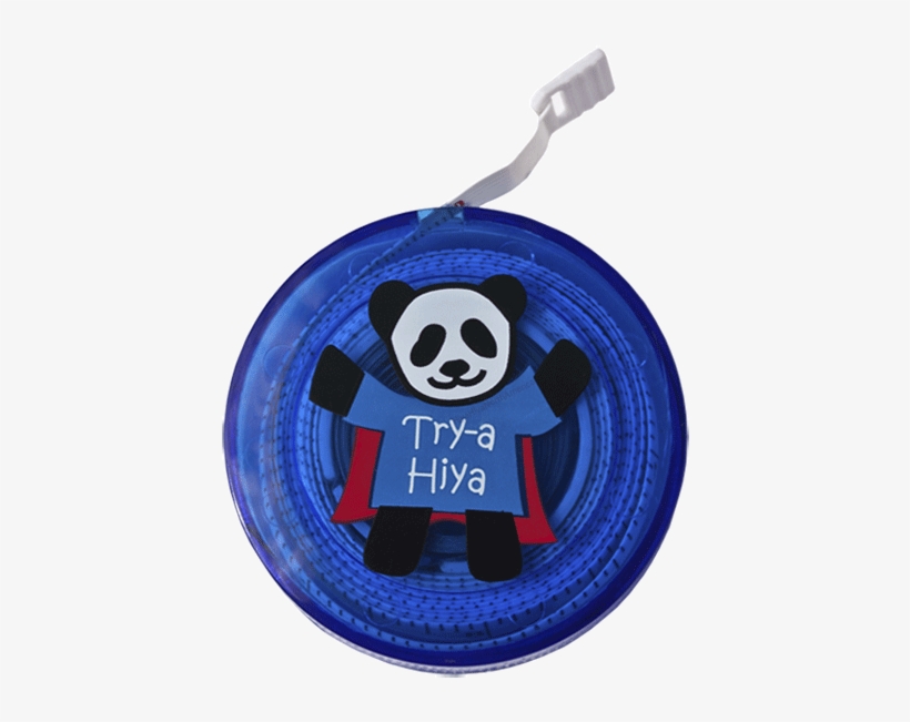 Hitape2 - Hiyahiya 150cm Panda Tape Measure-white, transparent png