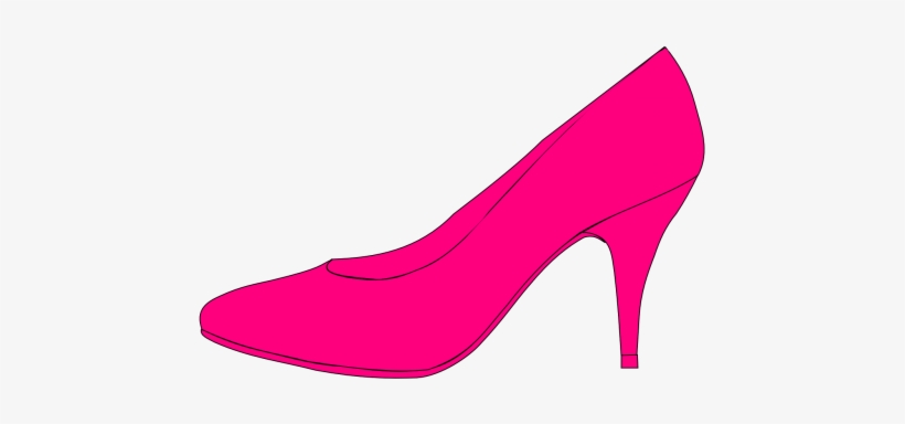 High - Pink Shoe Cartoon, transparent png