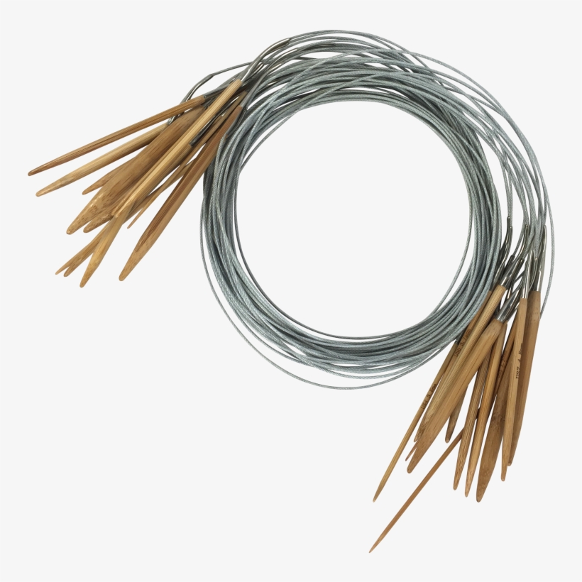 Stitchberry 60" Circular Carbonized Bamboo Knitting - Electrical Wiring, transparent png