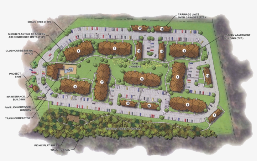 Cove Siteplan - Site Plan, transparent png