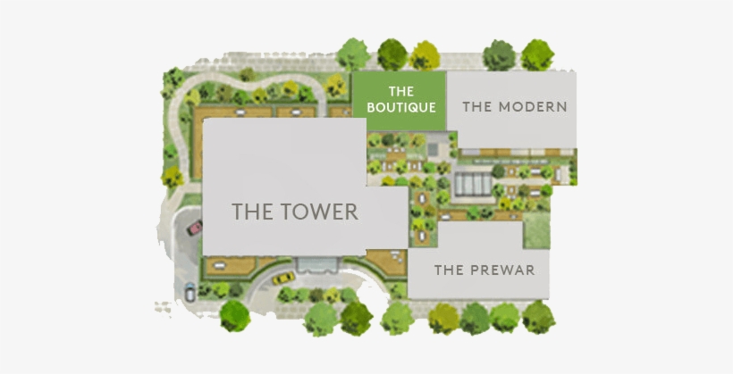 Spacious Three And Four Bedroom Layouts Boast Optimal - Gramercy Square Garden, transparent png