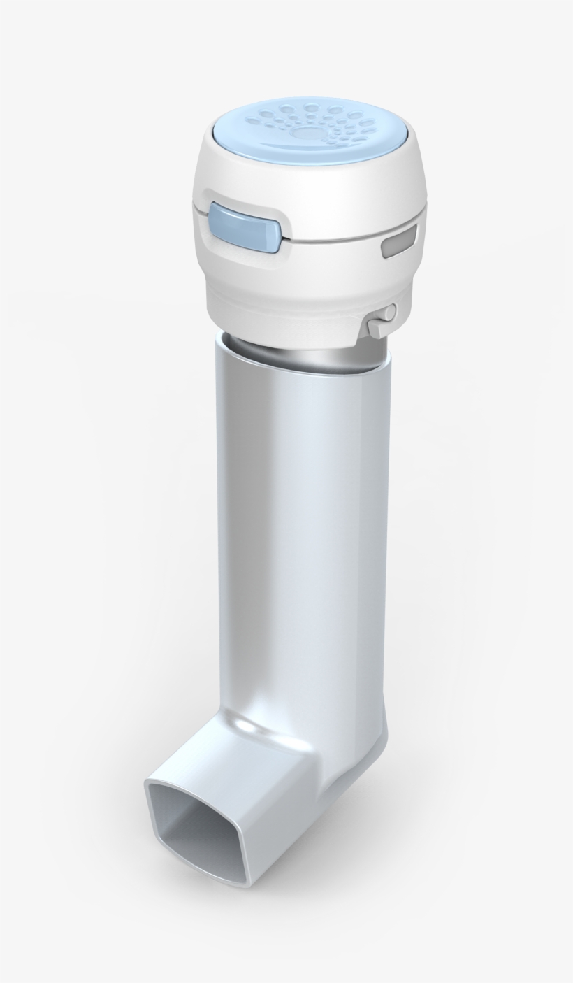 Large, Low-profile Buttons On The Device Prevent Accidental - Inhaler, transparent png