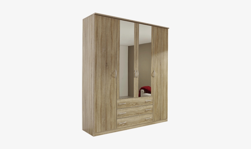 Wardrobe Saxony High Main - Rauch Furniture Kent Hinged Door Combi Wardrobe, transparent png