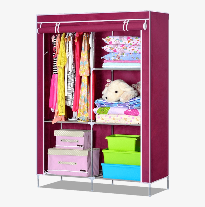 Living Room Folding Modern Design Cloth Wardrobe - Wardrobe Simple Cloth Wardrobe Dust-proof Wardrobe, transparent png