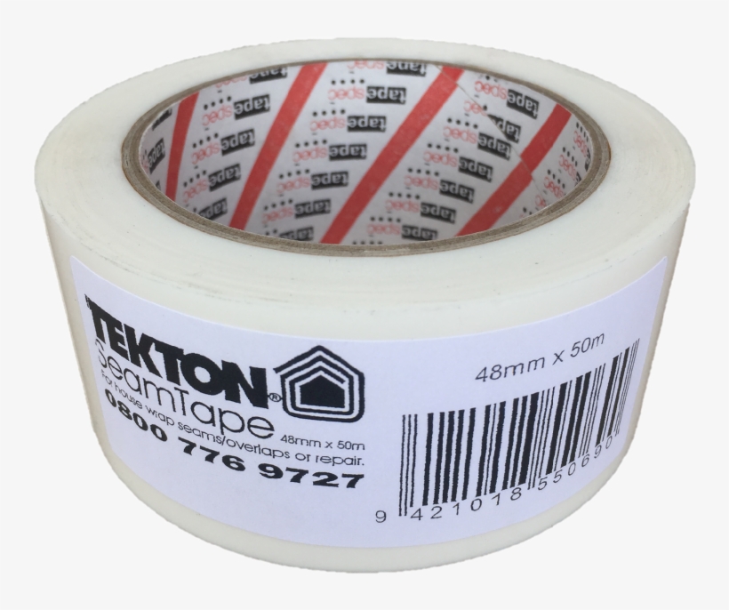 Tekton Seam Tape Is A White Polypropylene Film Coated - Label, transparent png