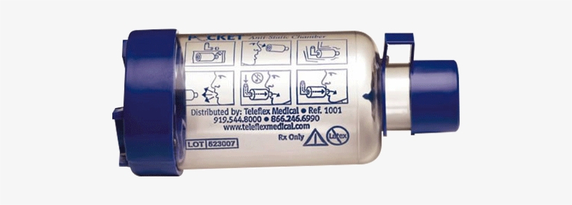 Aersol Pocket Chamber Used With Asthma Inhaler - Travel Spacer For Inhaler, transparent png