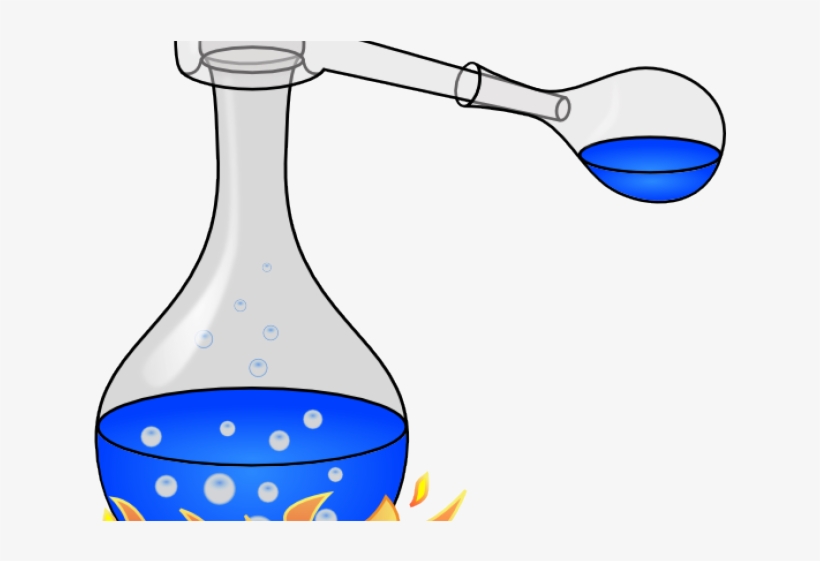 Laboratory Clipart Lab Equipment - Distillation Clipart, transparent png