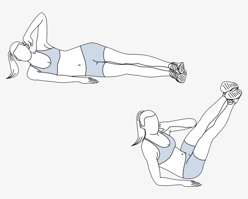How To Get 6 Pack Abs Women, 6 Pack Abs Women, Girls - Sketch, transparent png