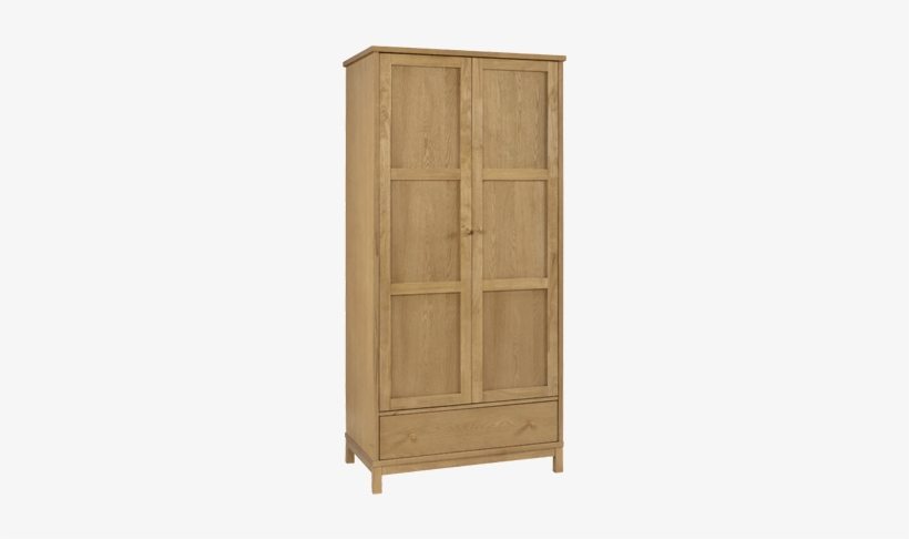 Bentley Thera Oak 2door Wardrobe - Atlanta Oak Double Wardrobe, transparent png