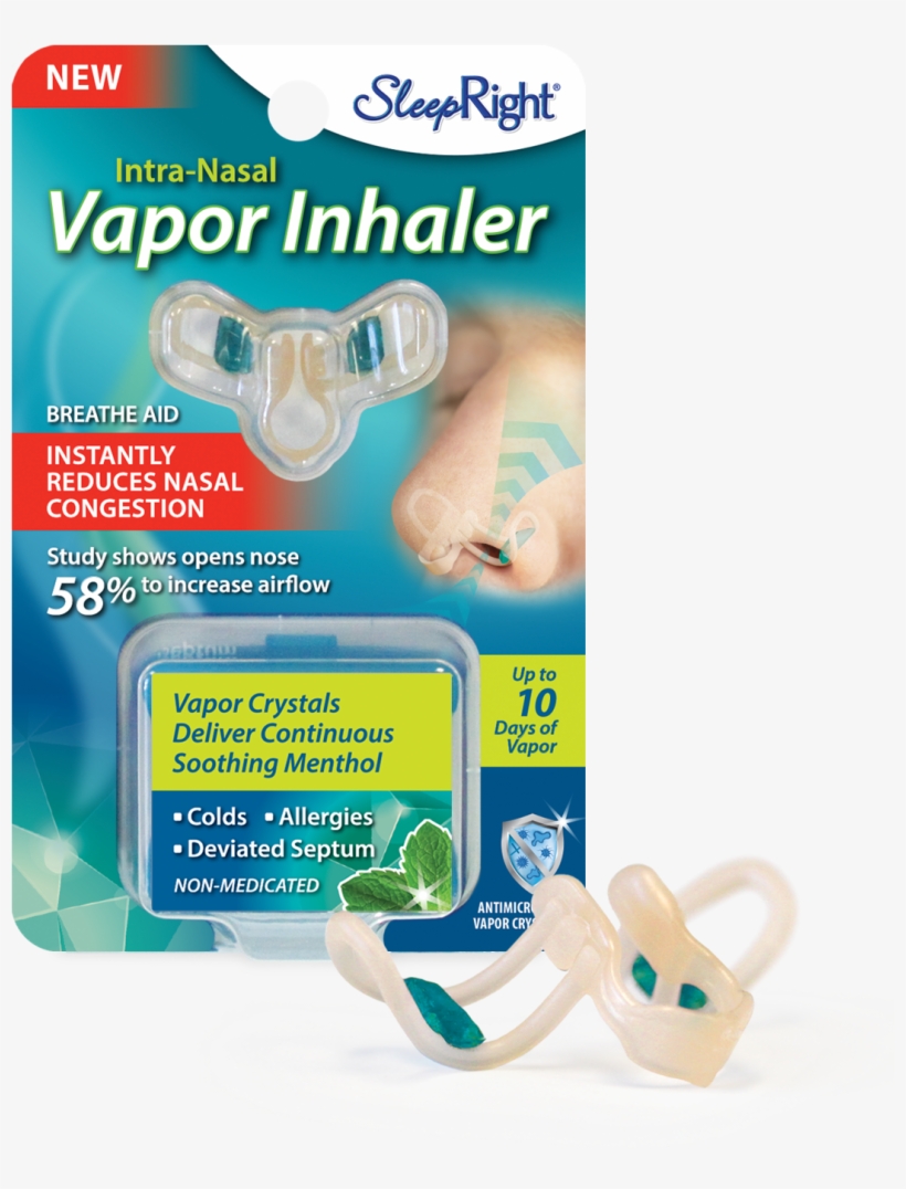 Intra-nasal Vapor Inhaler - 4 Pack - Sleepright Intra-nasal Vapor Inhaler 1 Ea, transparent png