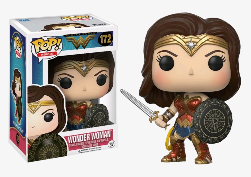 Wonder Woman - Figurine Pop Wonder Woman, transparent png