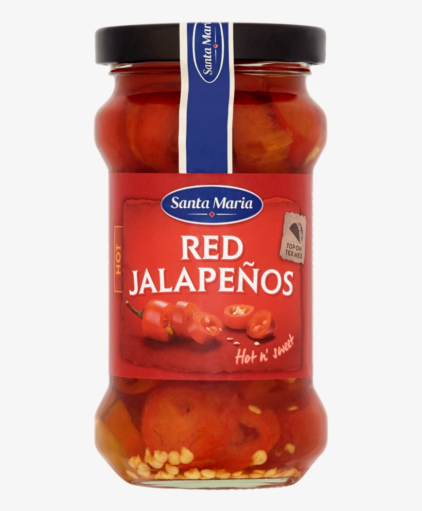 Red Jalapeños Hot - Santa Maria Red Jalapenos, transparent png