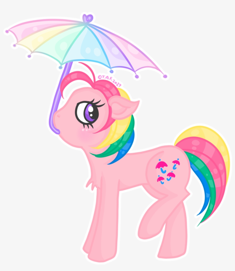 Crystal-sushi, Earth Pony, Female, G1, Mare, Parasol, - Sushi Crystal, transparent png