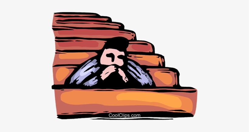 Man Sitting In A Pew Praying Royalty Free Vector Clip - Illustration, transparent png