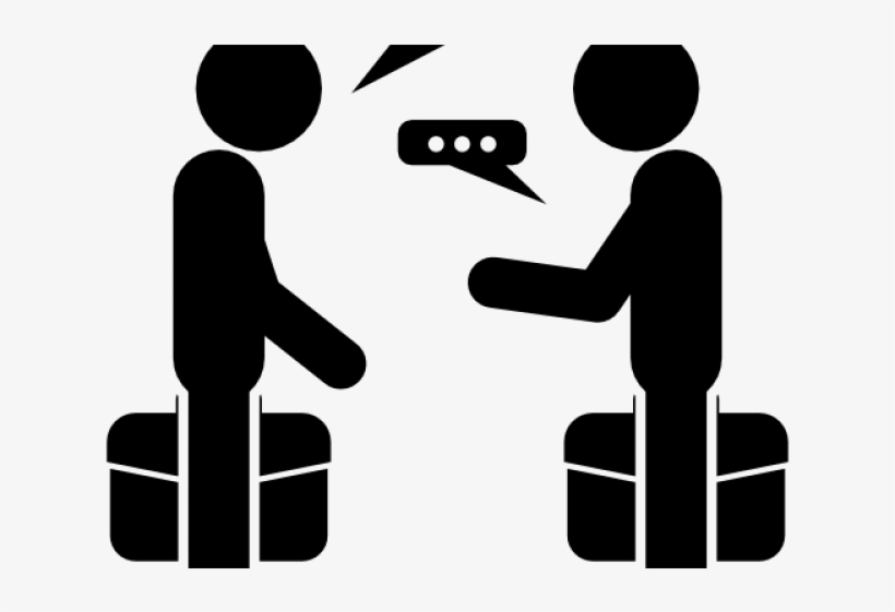 Pictures Of Two People Talking - Two People Talk Icon Png, transparent png