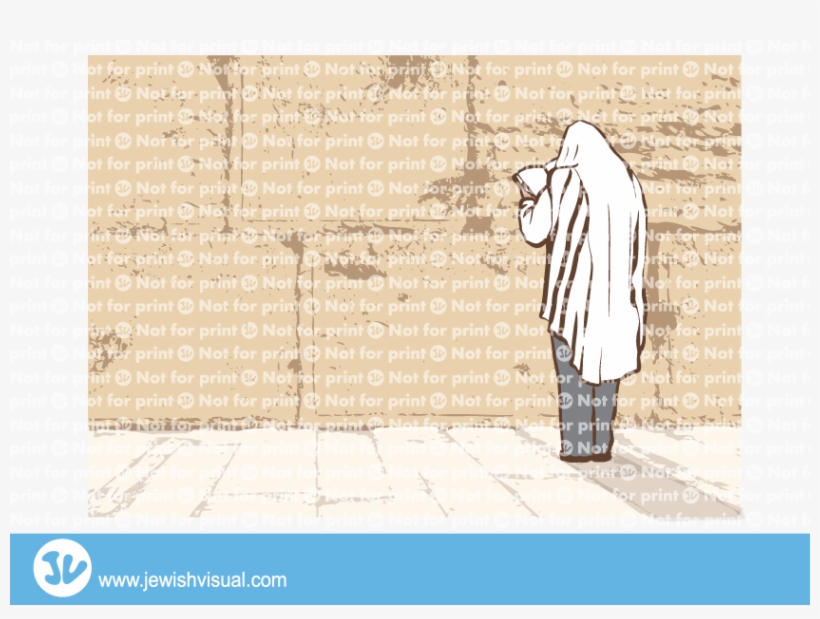 איש מתפלל בכותל - Western Wall, transparent png