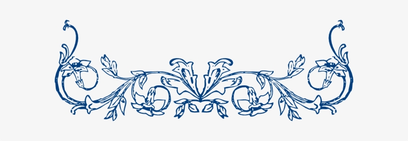 Flower Border Clip Art - Floral Clip Art, transparent png