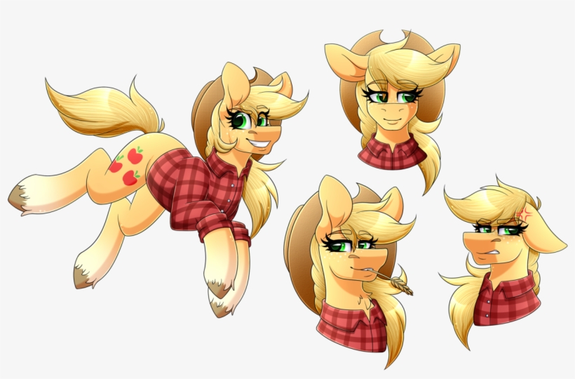Download Transparent Alternate Design, Applejack, Artist - Cartoon - PNGkit