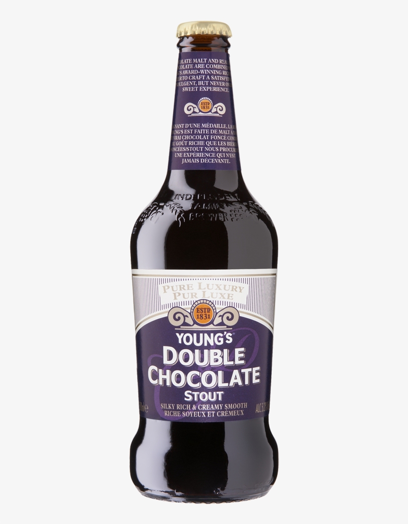 Youngs Double Chocolate Stout - Young's Double Chocolate Stout 500ml, transparent png